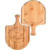 Bamboo Pizza Peel 12 Inch Cutting Board Multiple Uses Ergonomic Handle