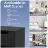 3-Cube Modern Storage Organizer Wooden Bookcase Display Shelf W/ Pull-out Drawer