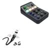 BoxWave Cable Compatible with Mackie M-Caster Studio - MagnetoSnap AllCharge Cable, Magnet Charging Cable USB Type-C Micro USB - Jet Black