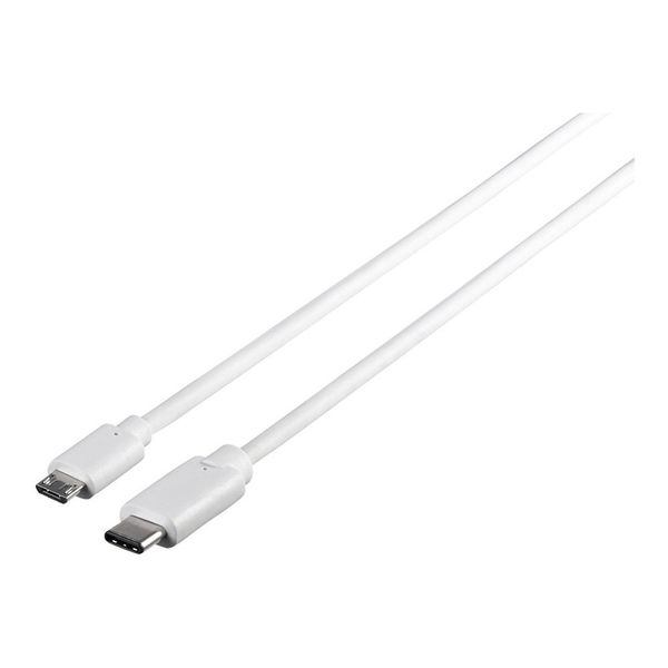 Buffalo iBUFFALO USB 2.0 Cable (MicroBtoC) 1.0m White BSUMBC210WH