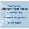 Ashwagandha Plus Calm & Focus 60 vegetarian capsules