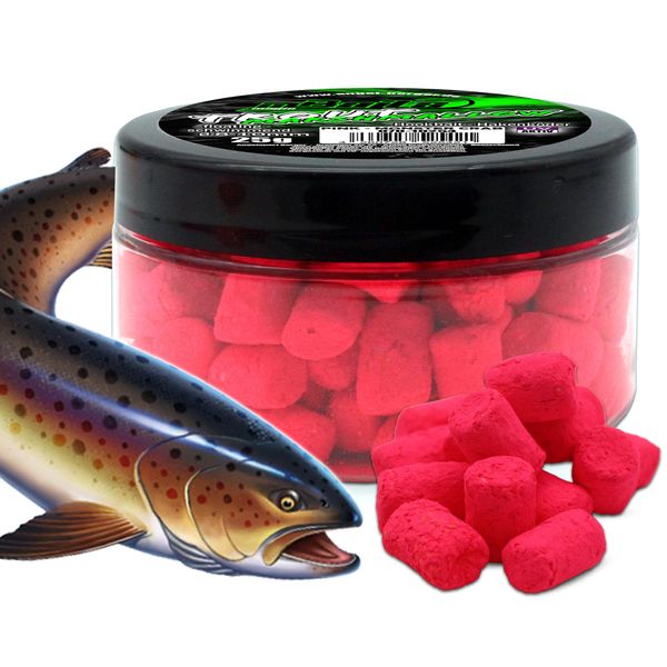 Angel-Berger Magic Baits Marshmallow Trout Bait Floating Trout Bait Trout Dough Fishing Lure Trout (Monster Crab - Pink)