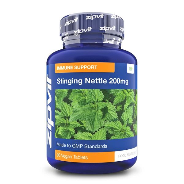 Stinging Nettle 200mg, 90 Vegetarian Tablets. Potent Antioxidant.