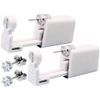 2 Pack Self Ear Piercing Kit, Ear Piercing Gun Kit Self Ear Piercing Gun Self Ear Piercing Gun Kit Tool With Earrings (White)