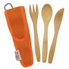 TO GO WARE Kids Repeat Bamboo Utensil Set - Orange (Orange), 1 EA