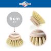 Two Replacement Brushes for Washing-Up Brush