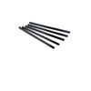 Fellowes Relido Rounded Slide Binders for Non-Machine Bound Presentation - Black, Pack of 50