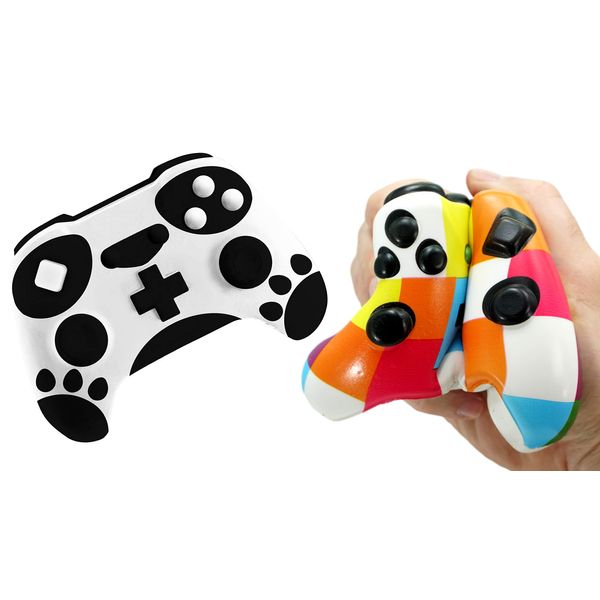 JA-RU Video Game Controller Squishy Fidget Toy (1 Controller) Soft Slow Rising Foam Jumbo Squishies Play Controller Stress Toys for Kids. Sensory Tactile Game. Squeeze Toy Party Favor. 3360-1