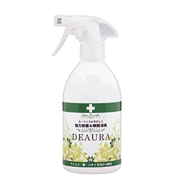 DEAURA 16.9 fl oz (500 ml) Disinfecting Spray, Deodorizing Spray, Room, Sofa, Kitchen Supplies, Pet Supplies