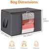 Lifewit 8-Pack Clothes Storage Bag, Storage Bins for Clothes, Blankets,