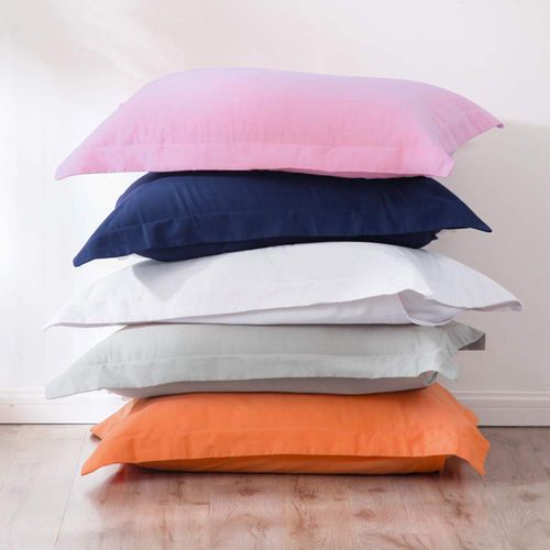 FLXXIE Microfiber European Pillow Shams Set of 2, Fade, Wrinkle and Shrinkage Resistant Soft Pillow Covers with Envelope Closure Euro Sham Covers (Smoky Grey, 26x26 Inches)