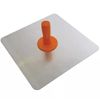 Vision4ever 12-Inch Aluminum Plastering Hawk – Rounded Corners, Durable Hand Tool with Ergonomic Handle for DIY Projects