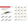 BANDIT LURES BDTWBD236 Walleye Deep Trolling Plug 4.75", 5/8oz Chartreuse/Blue Back