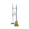 Spectrum Diversified Mop and Broom Holder and Organizer, White