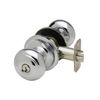 Copper Creek CK2040PS Colonial Door Knob, Keyed Entry Function, 1 Pack, Polished Stainless