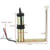 flexzon Rotating Safety Amber Beacon Mount DIN Pole Stem Tractor Mounting Spigot Light