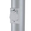 Acclaim 338WH Convenience Electrical Outlet Accessory for Lamp Post, Gloss White