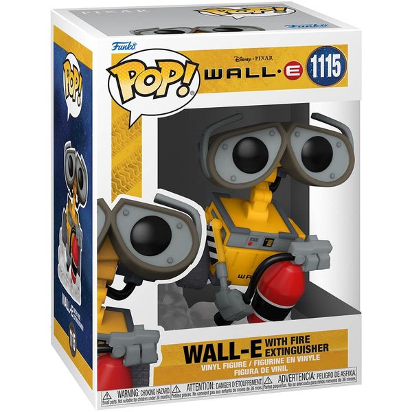 Funko Pop Disney: Wall-E- Wall-E w/Fire Extinguisher Multicolore 58558