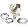 Electric Guitar Input Jacks 10Pcs Nickel Plated With Washers And Nuts