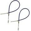 2 x Long Life Alko Fixed Eye Trailer Brake Cable Connectors 700mm Outer Sheath