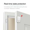 1 Set Security Magnetic Sensor Alarm w/ Remote Control Refrigerator Open Remind
