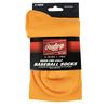 Rawlings Baseball/Softball Socks | 2 Pair | Large | Light Orange
