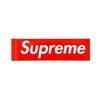 Supreme Box Logo Sticker Red One Size