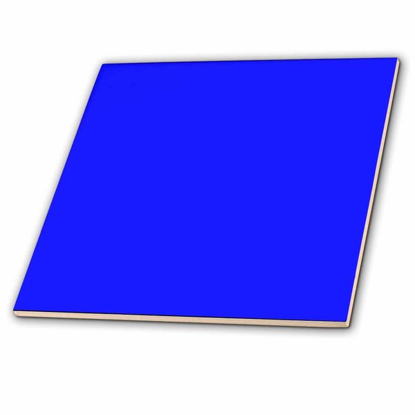 3dRose ct_30634_3 Ceramic Tile, 8-Inch, Electric Blue