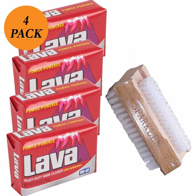 Lava Heavy-Duty Hand Cleaner with Moisturizers, Twin-Pack, 5.75 OZ