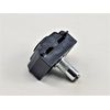 Set of 5 corner mounting brackets in anthracite, retaining plate, mounting handle