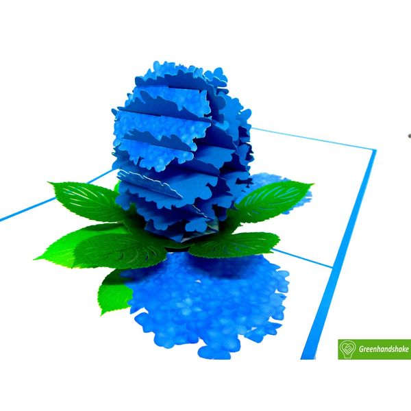 Hydrangea, 3D Popup Greeting Cards for all occasion