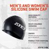 ZONE3 SILICONE SWIM CAP RED