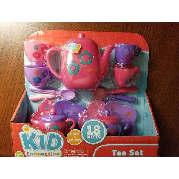 Kid Connection Tea Set with Light and Sound 18 Pieces