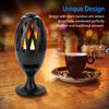 LED Flame Table Lamp Torch Atmosphere Wireless Speaker Stereo Bass Speaker+Pole