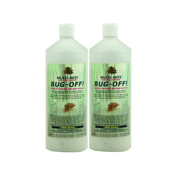 Multi-Mite® Bug-Off - Bed Bug Powder Twin Pack 2 x 400GRAM SHAKERS