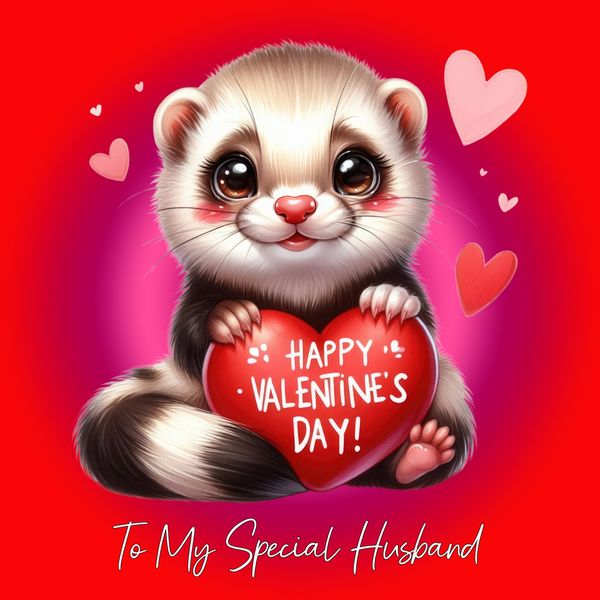 Valentines Day Card for Husband (Meerkat)