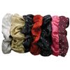 Equetech Pin Spot Scrunchie - Colour Maroon/White