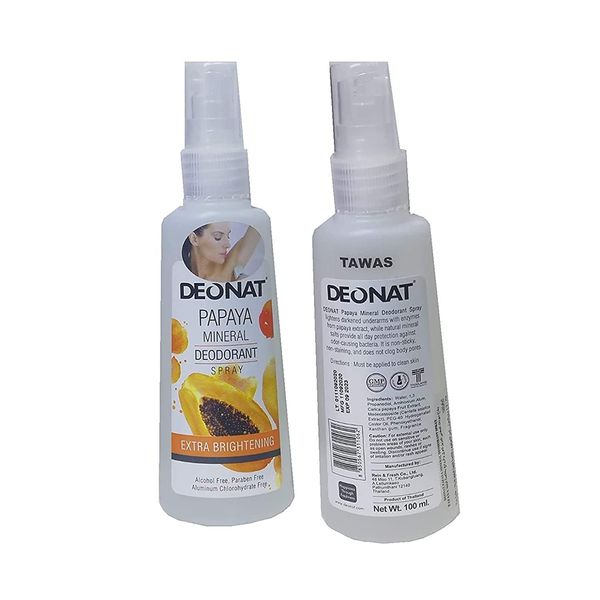 Deonat Papaya Mineral deodorant Spray 100 ml