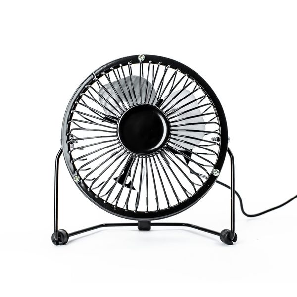 Status USB Desk Fan | 4 Inch Portable Mini Fan | Single Speed Small Fan | Black | SUSBBLKWFAN1PKB4_OOP