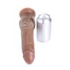 Lynx 10 Inch Dildo with Balls - Brown