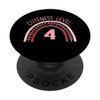 Cuteness Level: 4! 4th Birthday PopSockets Adhesive PopGrip