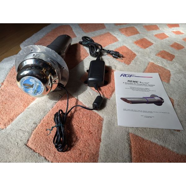 RGF Reme+ Guardian Air Cleaner Purification UV Light HVAC Duct Mounted