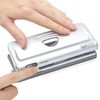 Rapesco 1344 Adjustable 6-Hole Organiser/Diary Punch, 10 Sheet Capacity, Silver
