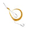 JACKALL Bing Switch Candy Spare Rubber Hook Set, Long, Shrimp Gold