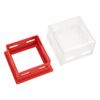 Dioche Emergency Stop Button Cover Lockout for Industry, Push Button Switch Protector with Unique Design, Box Type Transparent Push Button Switch Cover