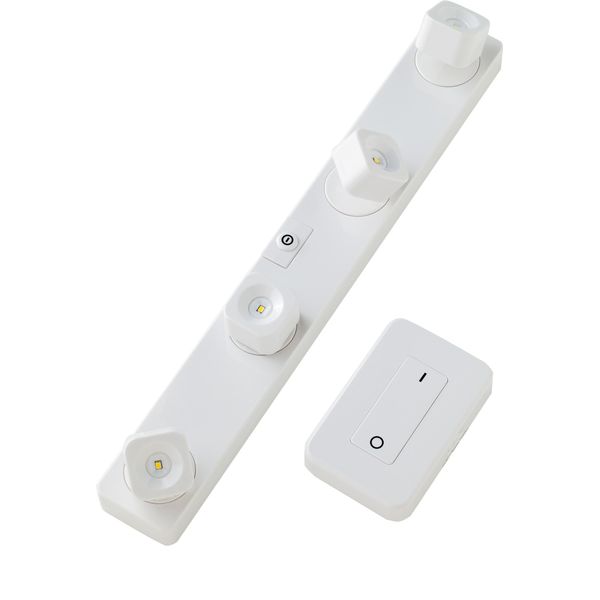 LIGHT IT! by Fulcrum, 30036-308 Wireless Remote Controlled LED Fastrack Set, White, Single Pack