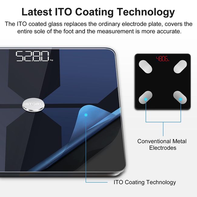 INSMART Smart Weight Scale Digital Body Fat Scales Balance
