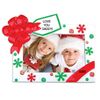 Christmas Present/Red and Green Present Personalized Picture Frame Ornament
