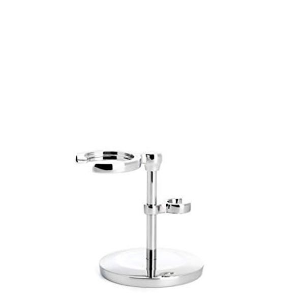 MÜHLE Chrome Stand for Traditional & Classic Series Safety Razors & Shaving Brushes | Shave Accessory | Modern Design