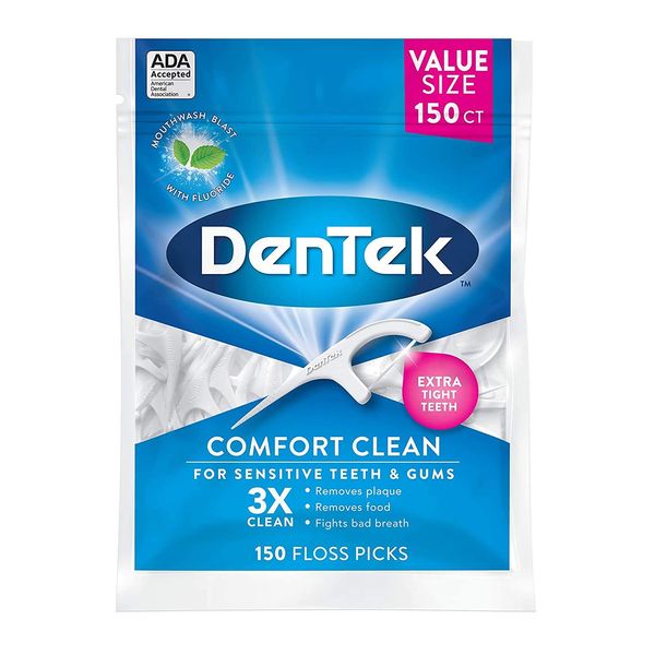 DenTek Comfort Clean Floss Picks Fresh Mint 150 Each